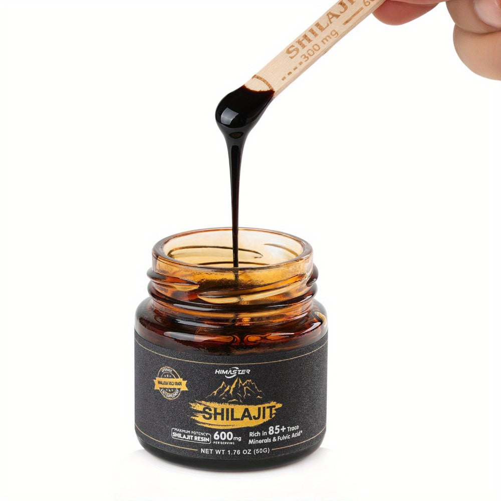 Himalayan Shilajit Resin Gold Grade, 85+ Trace Minerals & High Fulvic Acid for Bath Time, Home Spa and Personal Care — image 