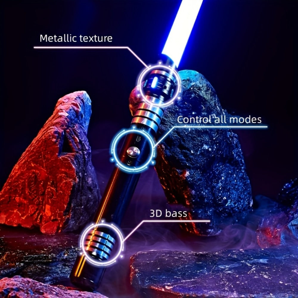 Light Up Saber 15 Colors 2-in-1 Metal Gravity Sensing, Rechargeable Glow Sword with Upgraded LED — image 6