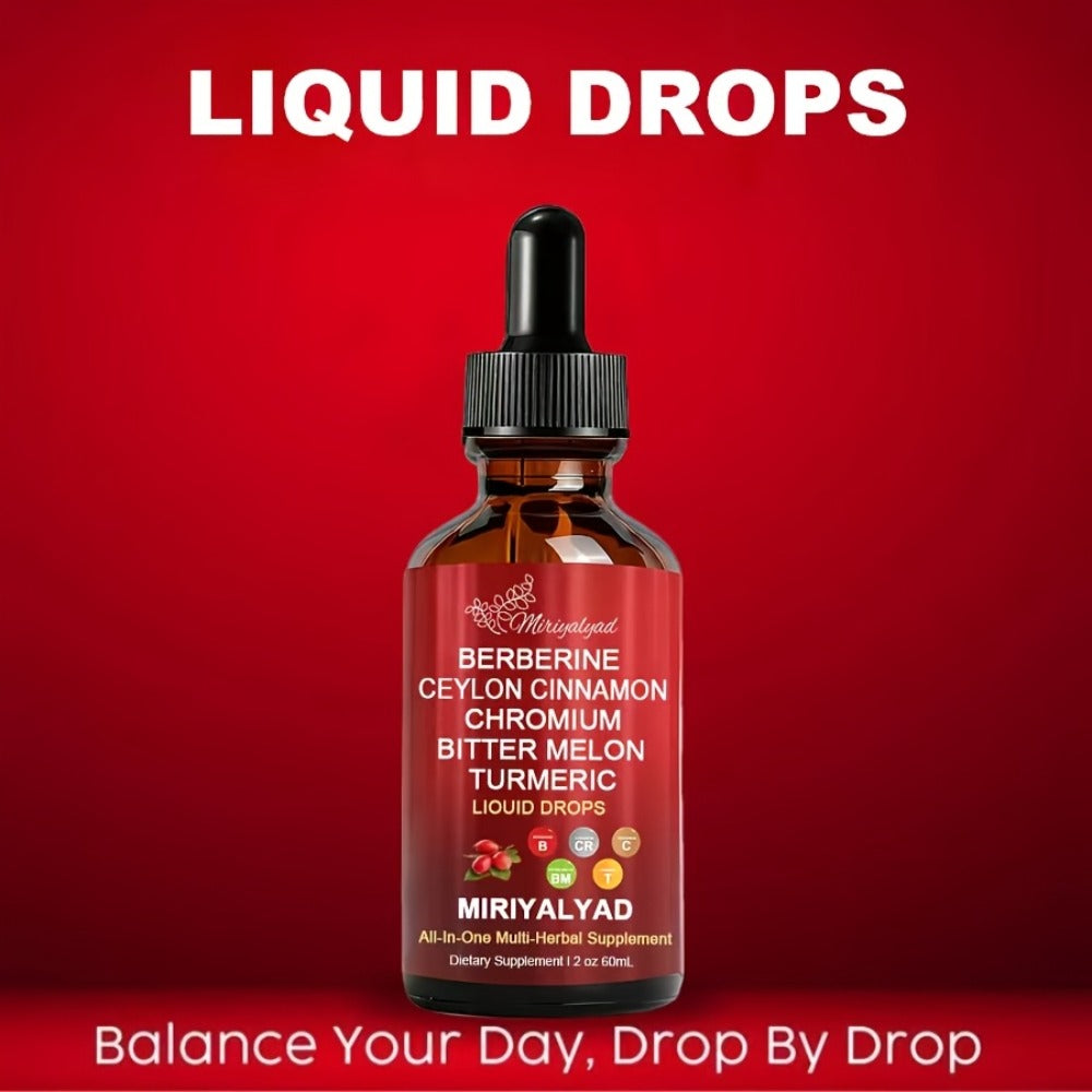 Berberine Blood Sugar Support Liquid Drops 2 fl oz with Ceylon Cinnamon Chromium Bitter Melon Turmeric — image 11