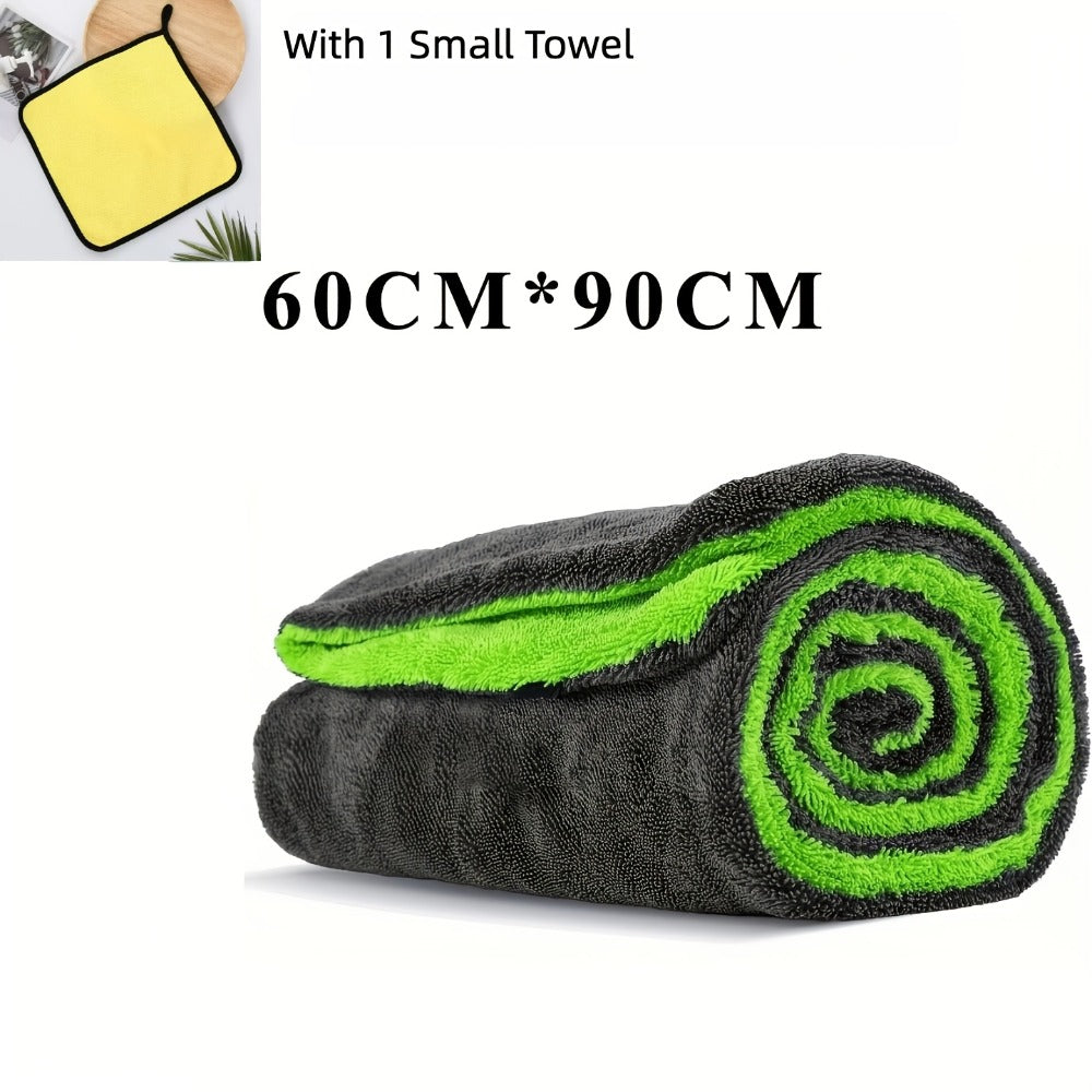 Car Drying Towel in 1400 GSM Microfiber with Two Size Options or Nine-Piece Wash Tool Bundle — image 5