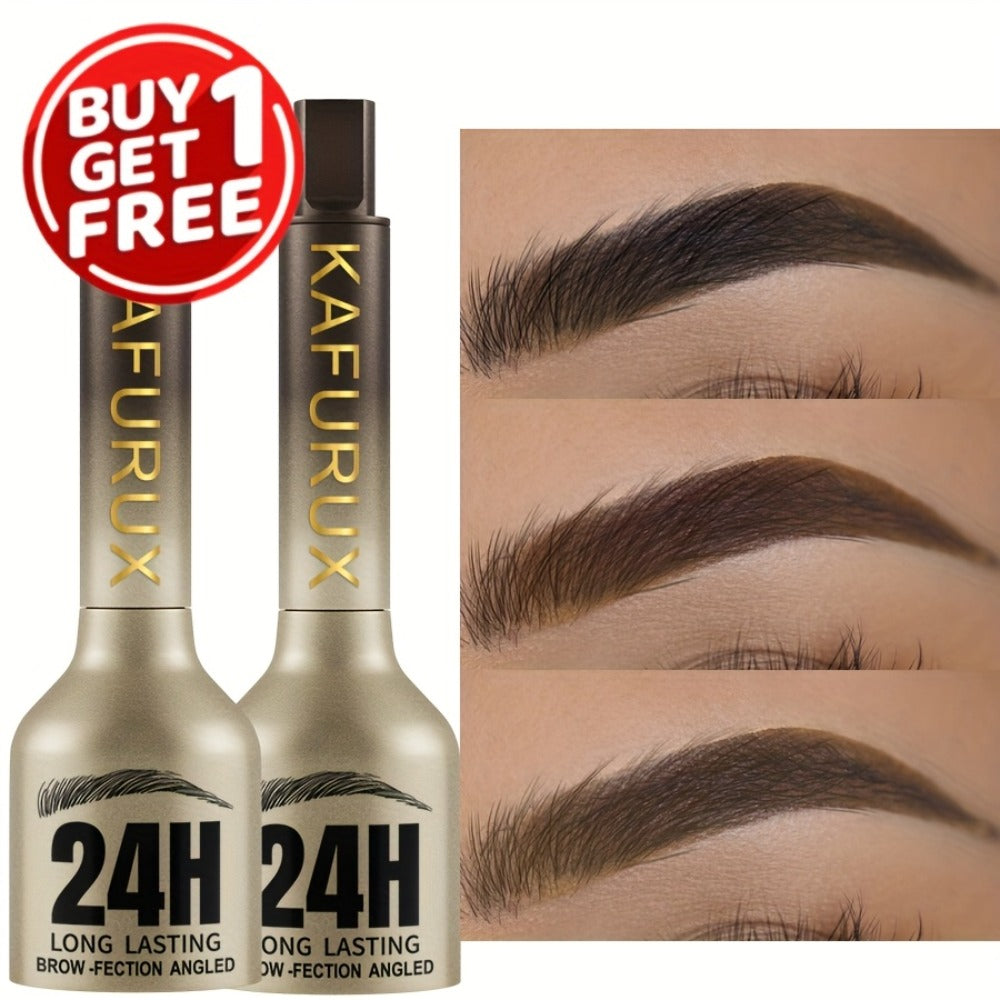 Eyebrow Powder Pencil 2pcs Set, Waterproof Sweatproof Brow Makeup with Setting Formula, Natural Defined Look — image 8