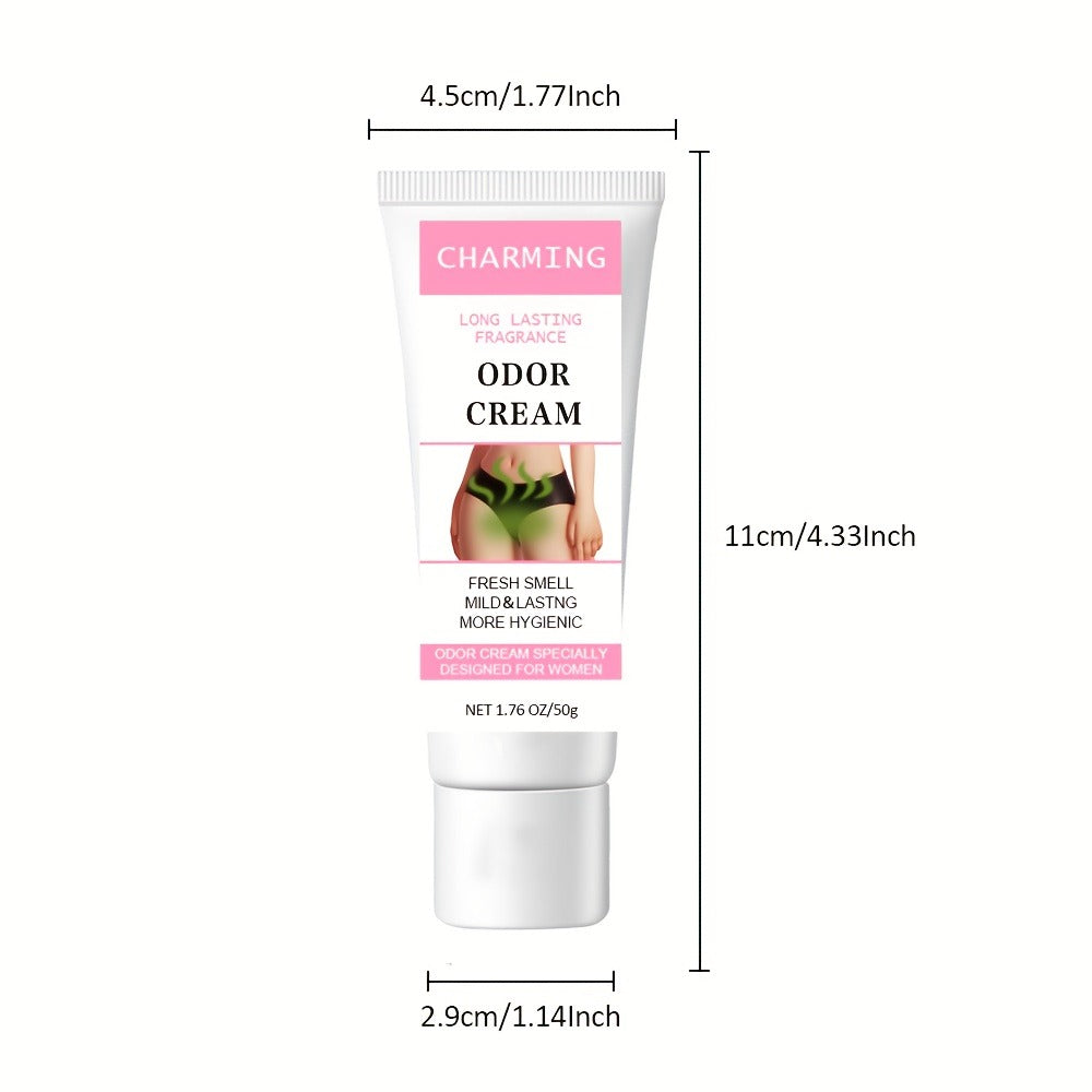 Deodorant Cream for Women Moisturizing Long-Lasting Anti-Odor Private Parts Gentle Skin-Friendly Fresh Scent All-Day Freshnes