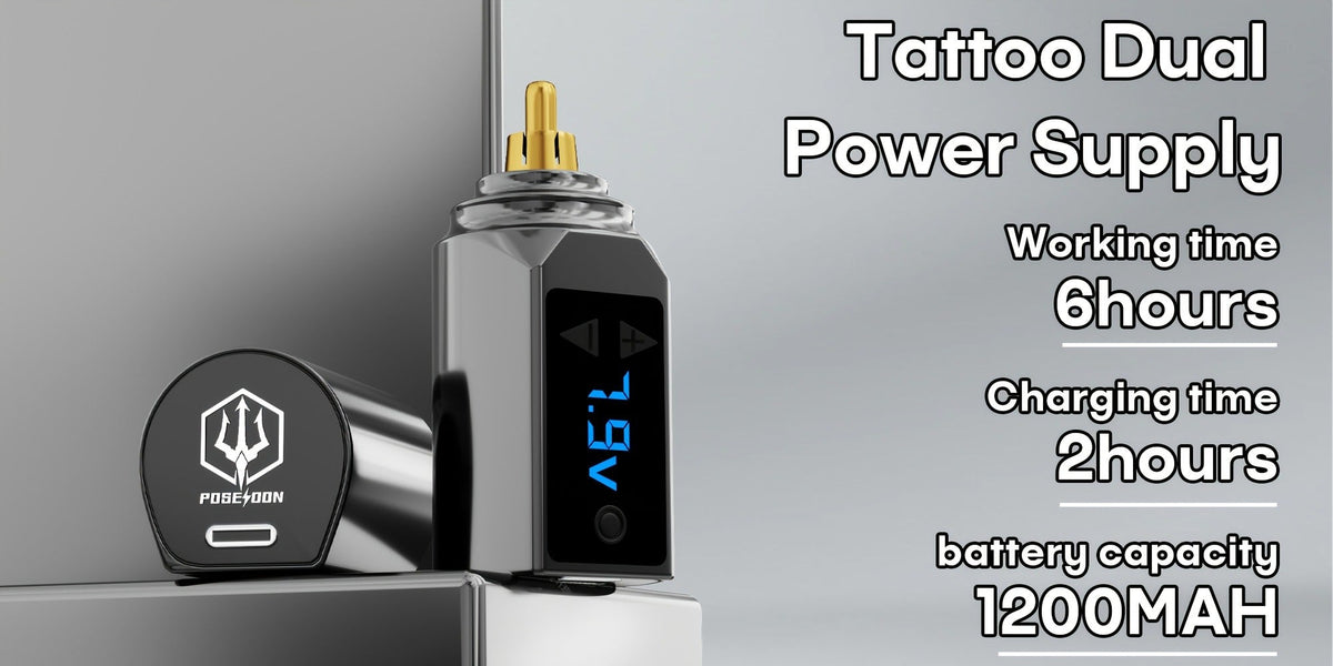 PS083 1200mAh RCA Tattoo Power Supply with LED Voltage Display, 3–12V Control and USB Charging — image 12