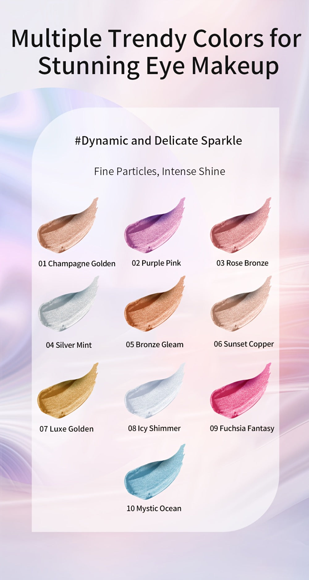 Jelly Gel Eyeshadow 2 Pack Sunset Copper Shimmer High Gloss Metallic Finish Fade Resistant, for Makeup, Travel and Everyday V
