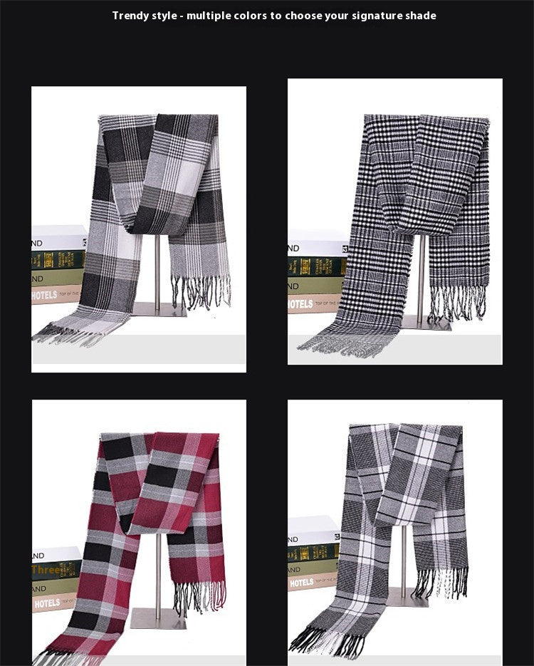 Winter Korean Style Student Versatile Trendy Young Men's Scarf