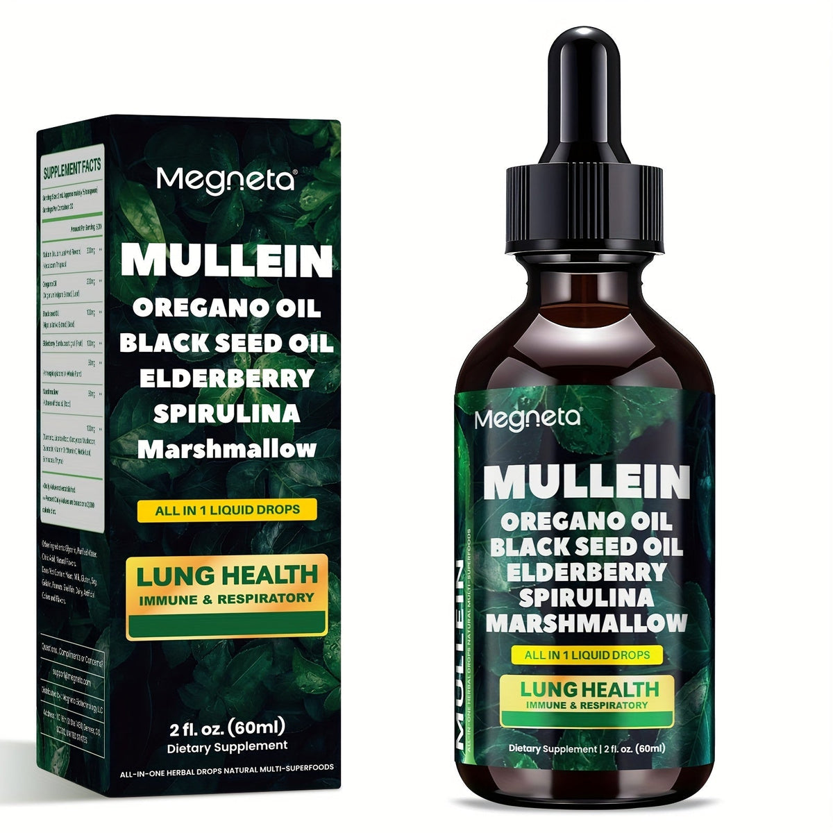 Mullein Leaf Liquid Drops for Lung Health & Respiratory Support, Natural Herbal Formula for Breathing Comfort — image 12