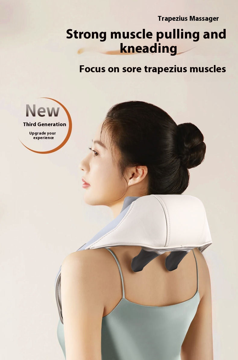 Electric Neck Massager Multifunctional Shoulder Waist Back Massage Instrument
