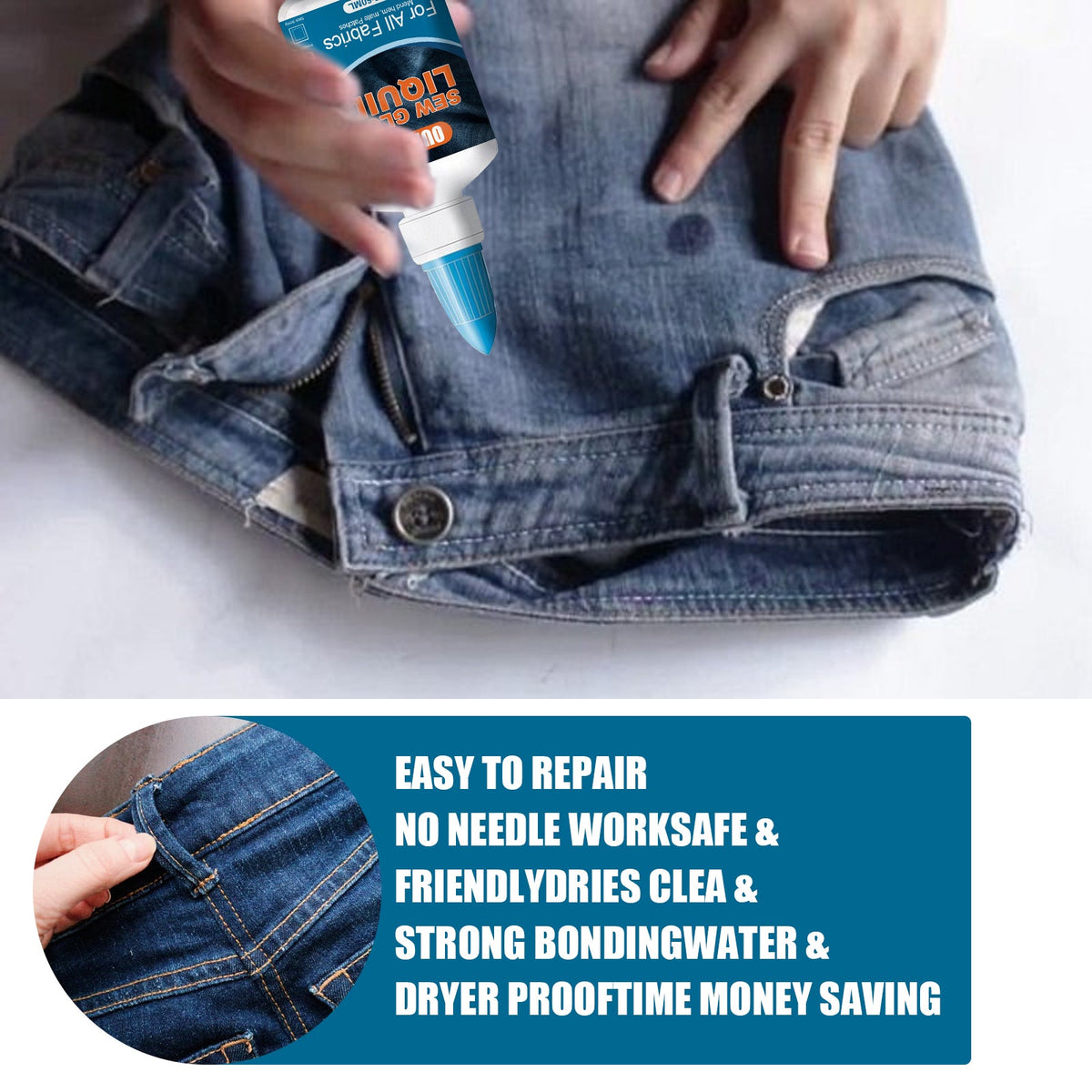 Fabric Glue Sofa Cushion Adhesive Repair Glue Clothing Doll Repair Multi-Purpose Adhesive