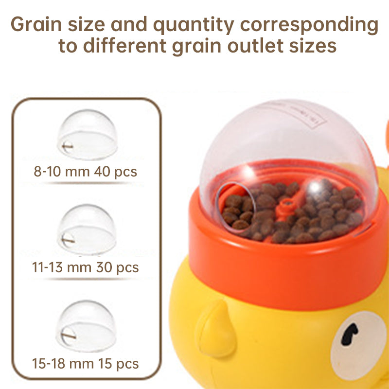 Intelligent Cartoon Dog Automatic Feeder: Large Capacity, Anti - slip, Doubles as Toy & Feeding Utensil