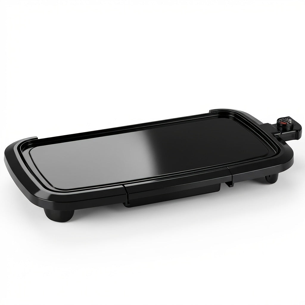 Electric Griddle Non-Stick Teppanyaki Grill Pan, Frying & Grilling All-in-One for Eggs, Steaks, Bacon — image 9