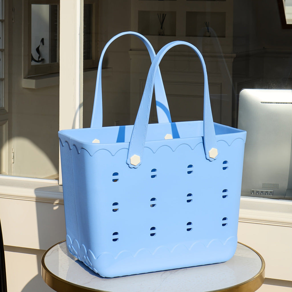 Beach Tote Bag for Women, Large Shoulder Handbag for Travel Vacation Fruits Flowers Drinks, M & L — image 11