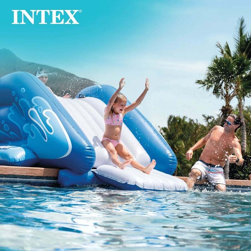 Inflatable Pool Water Slide for Kids, Backyard Water Slide with Built-in Sprinklers for Garden, Patio and Yard Use — image 7