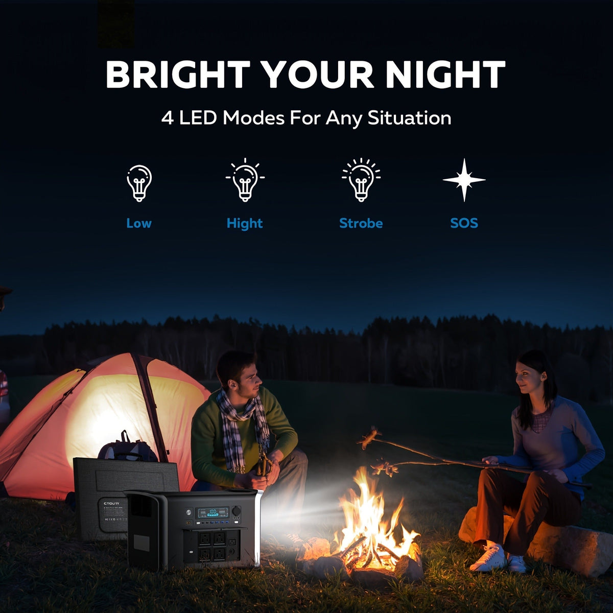 Portable Power Station 1024Wh LiFePO4 Solar Generator - UPS Backup Battery with AC 110V, DC, USB — image 16