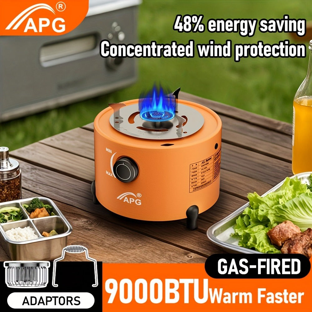 Portable Propane Camping Stove Heater 9000 BTU, 3-in-1 Indoor Outdoor Gas Burner with Adjustable Flame — image 8