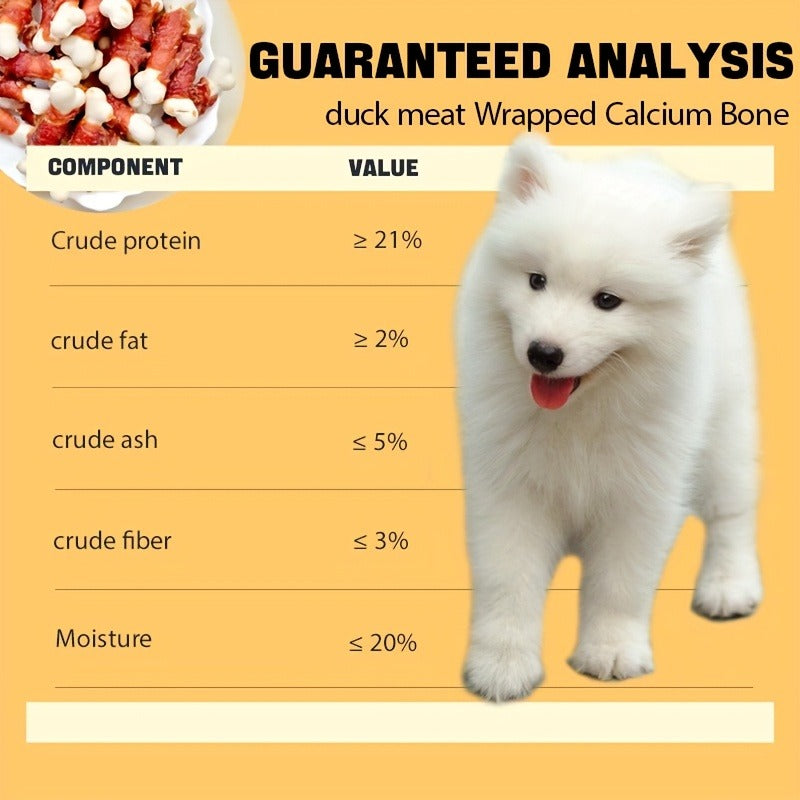 Dog Treats Duck-Wrapped Chew Pieces or Dried Chicken Breast in Two 203g Flavor Options for Dog Reward Use — image 5
