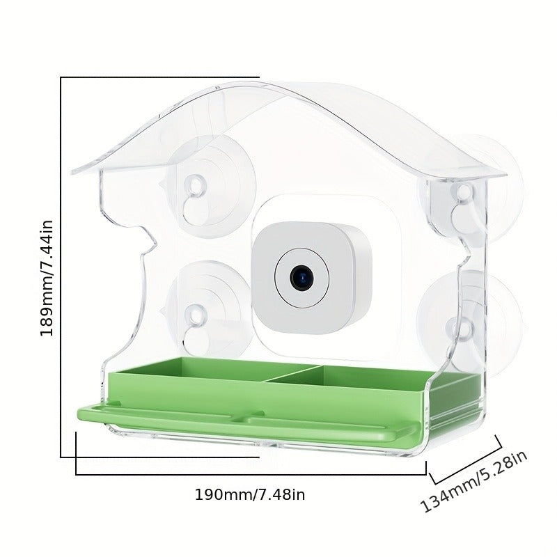 Smart Bird Feeder Camera 2K HD WiFi - AI Capture Night Vision — image 6
