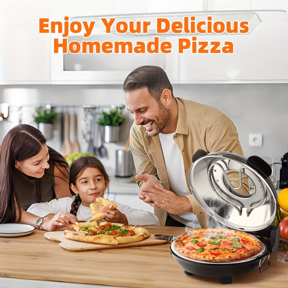 Pizza Oven Indoor 12-Inch Countertop, Heats Up to 800°F Electric Pizza Maker for Home, Fast Preheat — image 7