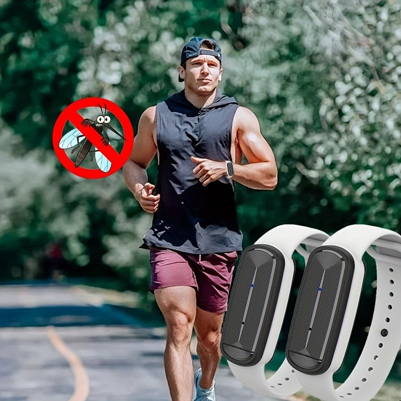 Mosquito Bracelet, Ultrasonic Soundwave Technology, USB Rechargeable, Wristband for Camping Outdoor Hiking Travel — image 5