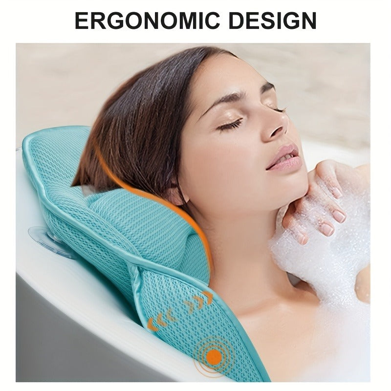 Full-Body Bathtub Cushion in 60 × 21.7-Inch Size with Aqua Mesh, Raised Headrest and Lumbar Pad — image 7