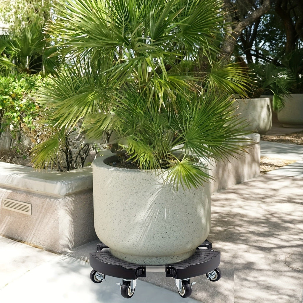 Plant Caddy with Wheels | 330 Lbs Heavy Duty, 8 Lockable Casters, Fits 8"-22" Pots — image 7