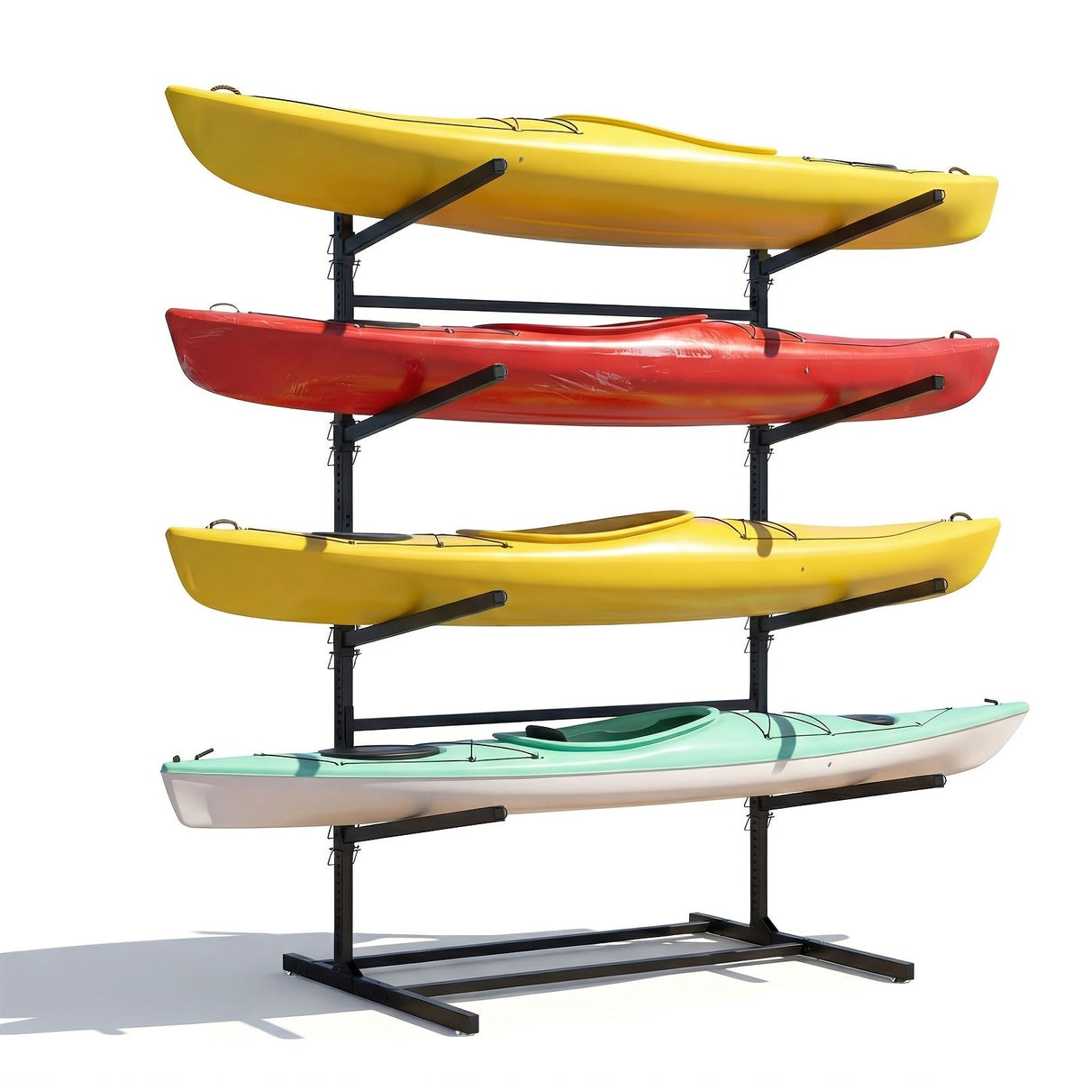 Kayak Storage Rack, Adjustable Stand for SUP, Canoe & Paddle Board, Wall, Dock & Freestanding, 400 lbs Capacity — image 8