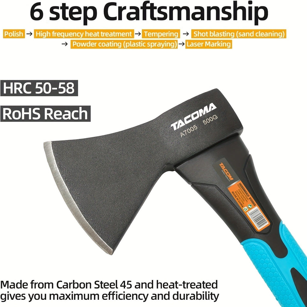 Camping Hatchet with Fiberglass Shock-Absorbing Handle (10-Inch) — image 6