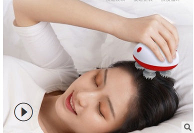 Silicone Scalp Care Smart Kneading Vibration Portable Rechargeable Massager