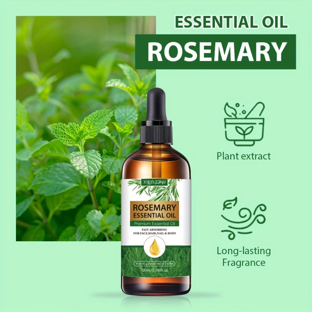Essential Oil Rosemary External-Use Dropper Bottle with 1-Piece, 2-Piece or 1.01oz Available Options — image 7