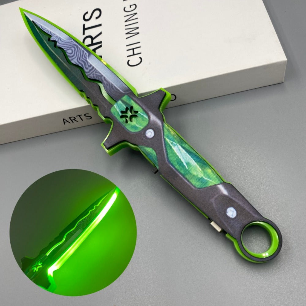 LED Light-Up Katana Toy Sword, Anime Cosplay Prop for Kids & Teens, Glowing Samurai Ninja Sword, Halloween Party Photo Prop —