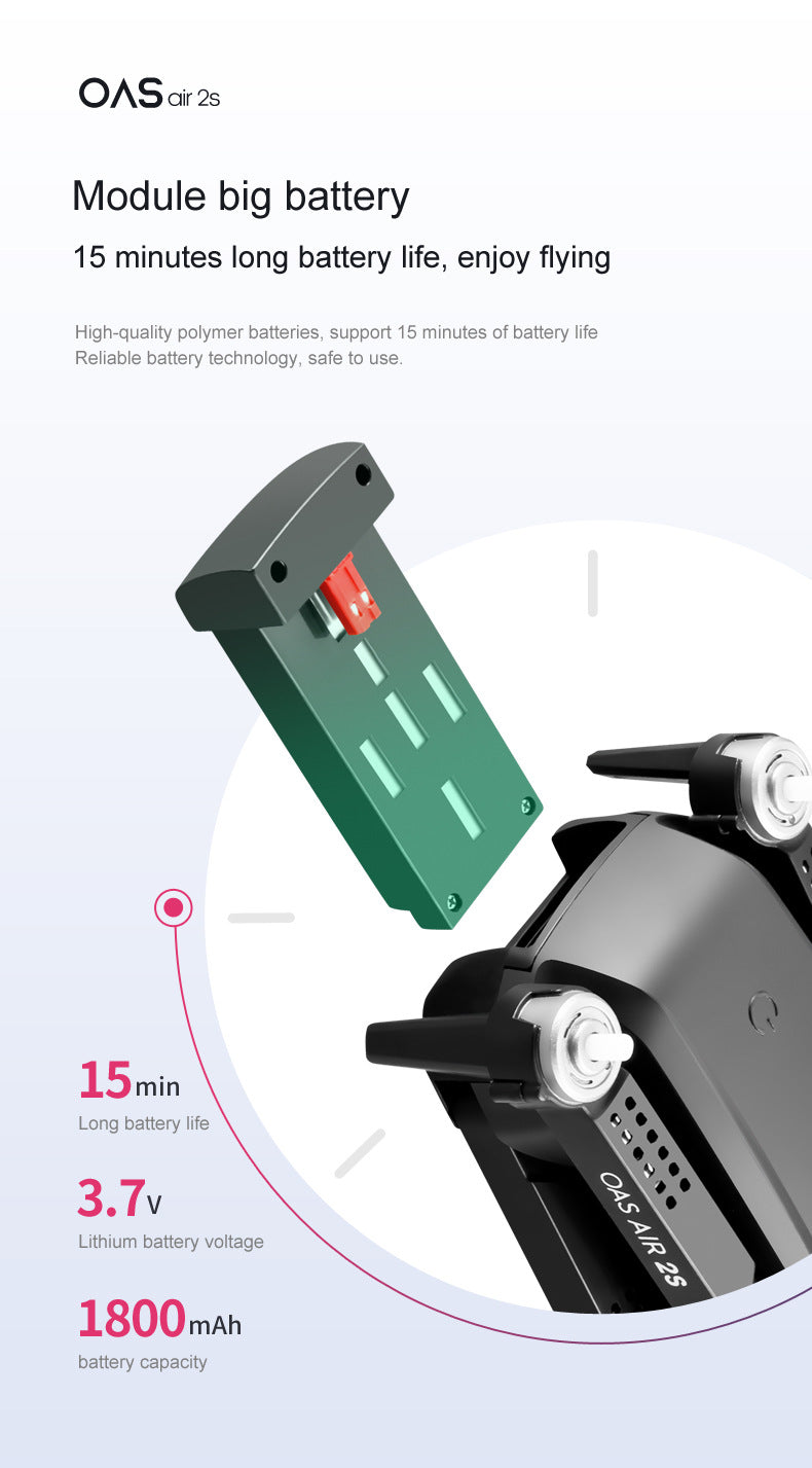 UAV Folding Four Axis 4K High Definition Dual Camera Aerial Model
