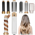 Air Wrap Hair Dryer Brush Set 5-in-1 Ionic Styler, Blow Dryer, Straightening Brush & Dual Air Curler (Clockwise & Countercloc