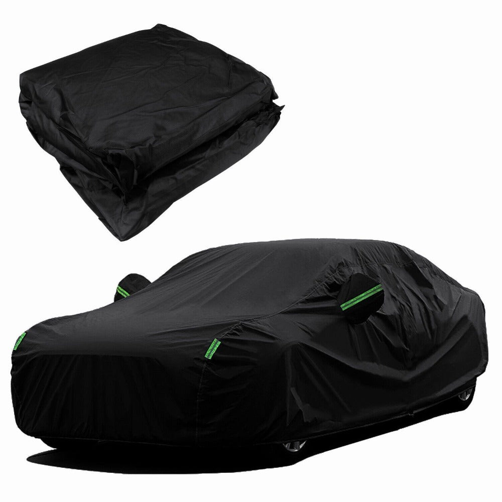 All Weather Car Cover for Sedan & Coupe 185"x69"x59" – Outdoor UV, Rain, Snow & Hail Protection for Toyota Camry, Honda Accor