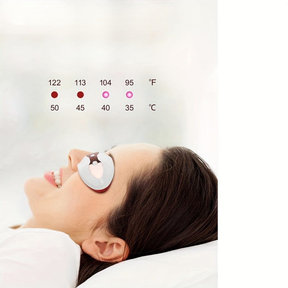 Lip Plumper Device Electric LED Light 2-in-1 Lip & Eye Care USB Rechargeable Portable Lip for Bath Time, Home Spa and Persona
