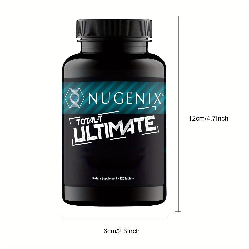 Testosterone Support Supplement with D-Aspartic Acid, Horny Goat Weed, Tribulus & Maca, Mood, Health & Vitality Booster for M