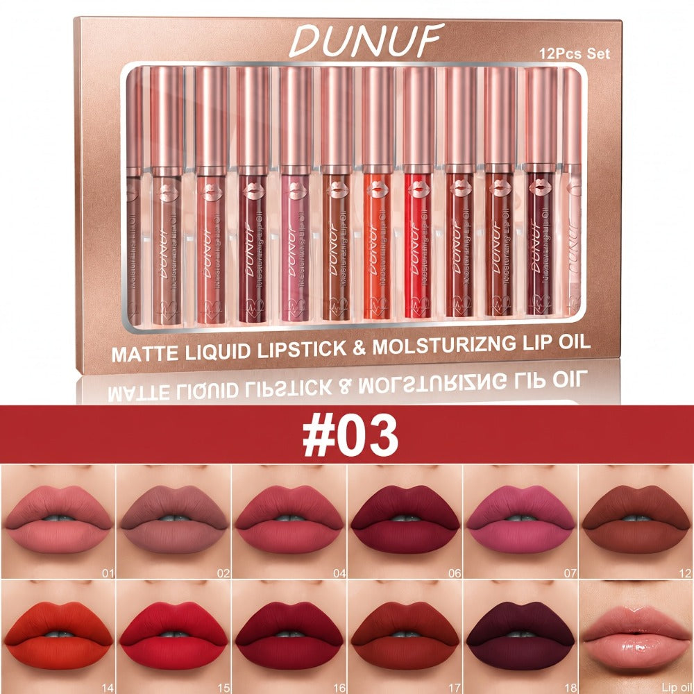 Twelve-Piece Boxed Lip Color Collection in Coordinated Set 02, Set 03 or Set 04 Shade Assortments — image 5