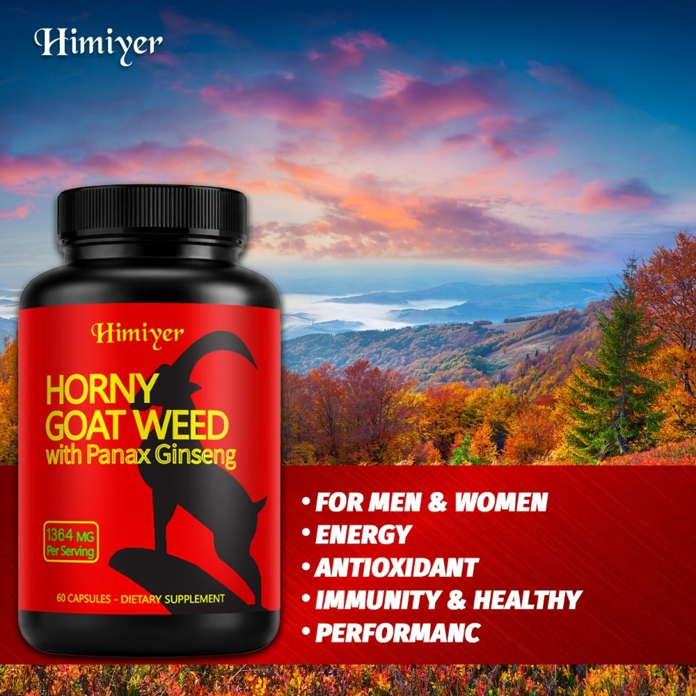 Two-Bottle Men's Health Supplement Capsule Set with 1364 mg Herbal Blend and Coordinated Labels — image 6