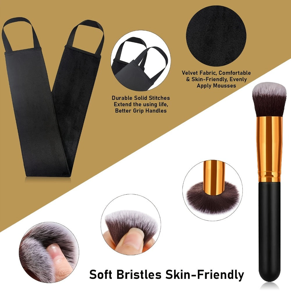 Sunless Tanning Mousse Kit 6-Piece Set with Mitt Applicator – Self Tanner Foam 1 Hour Fast Tan No Fake Smell — image 3