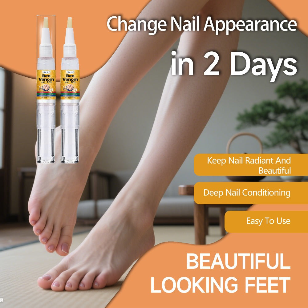 Toenail Pen with Bee Venom, Extra Strength Nail Hardener & Brightener, Nourishing Formula, Treatment — image 7