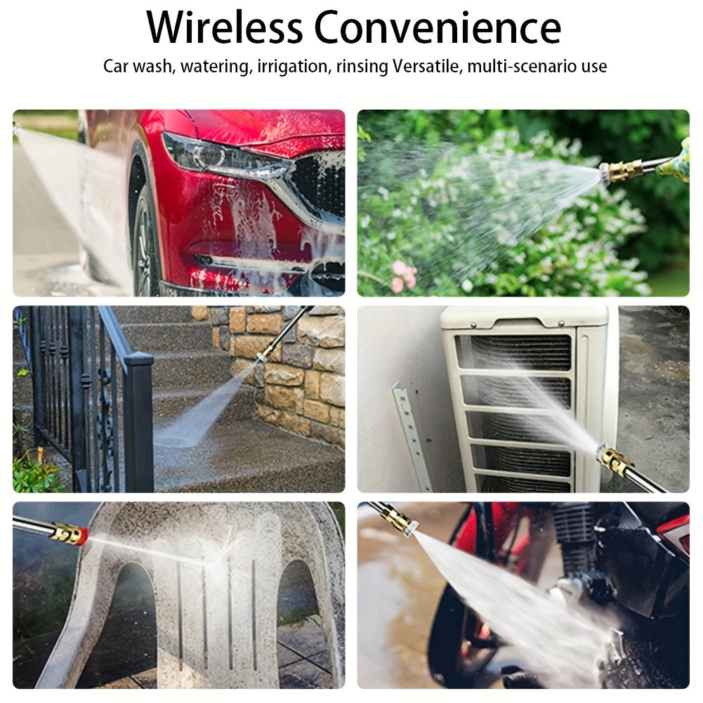 Cordless Pressure Washer Battery Powered, Car Yard Driveway Garden for Garden, Patio and Yard Use — image 4