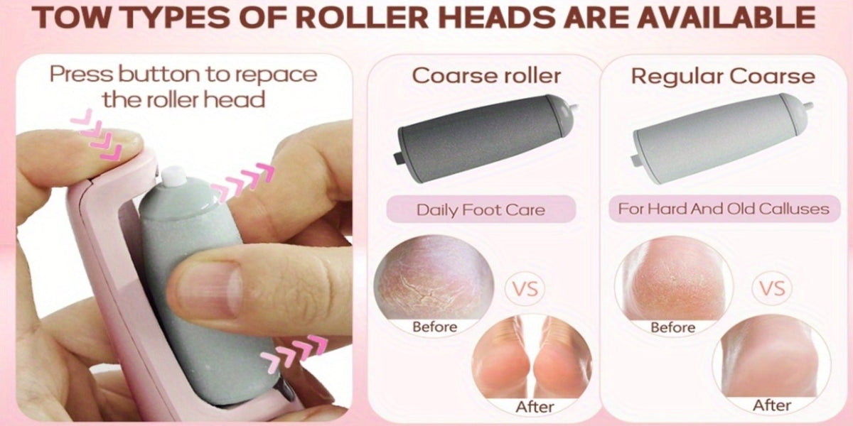 Electric Callus Remover for Feet with Foot Cream Stick Rechargeable Pedicure Tool 2 Speeds 2000 5000 RPM 2 — image 8