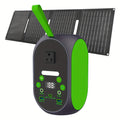 Power Station with Solar Panel, 99.84Wh 120W LiFePO4 Unit with 30W Foldable Solar Panel and Five Outputs — image 1