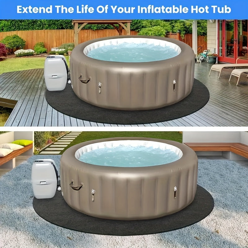 Hot Tub Mat for Garden, Patio and Yard Use, with the Listed Configuration, for Everyday Use and Organized Storage — image 2