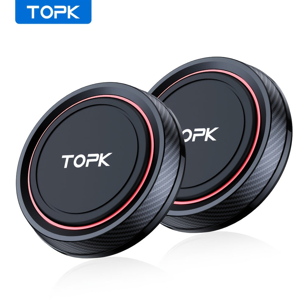 Two-Pack Magnetic Car Phone Mount with Round 4.6cm Heads, Short Bodies and Black Adhesive Dashboard Bases — image 12