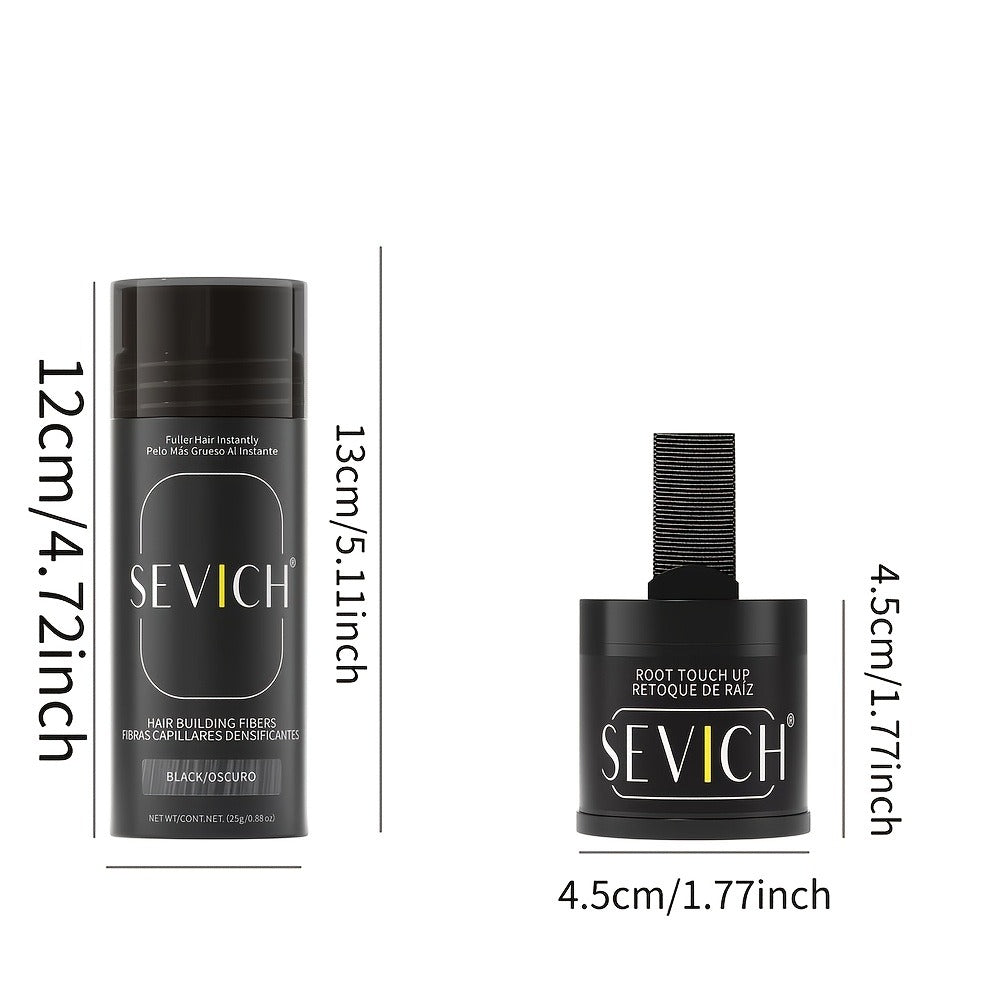 Thinning Hair Root Coverage Powder with Brush, Instant Hairline Concealer Natural Shadow Effect — image 6