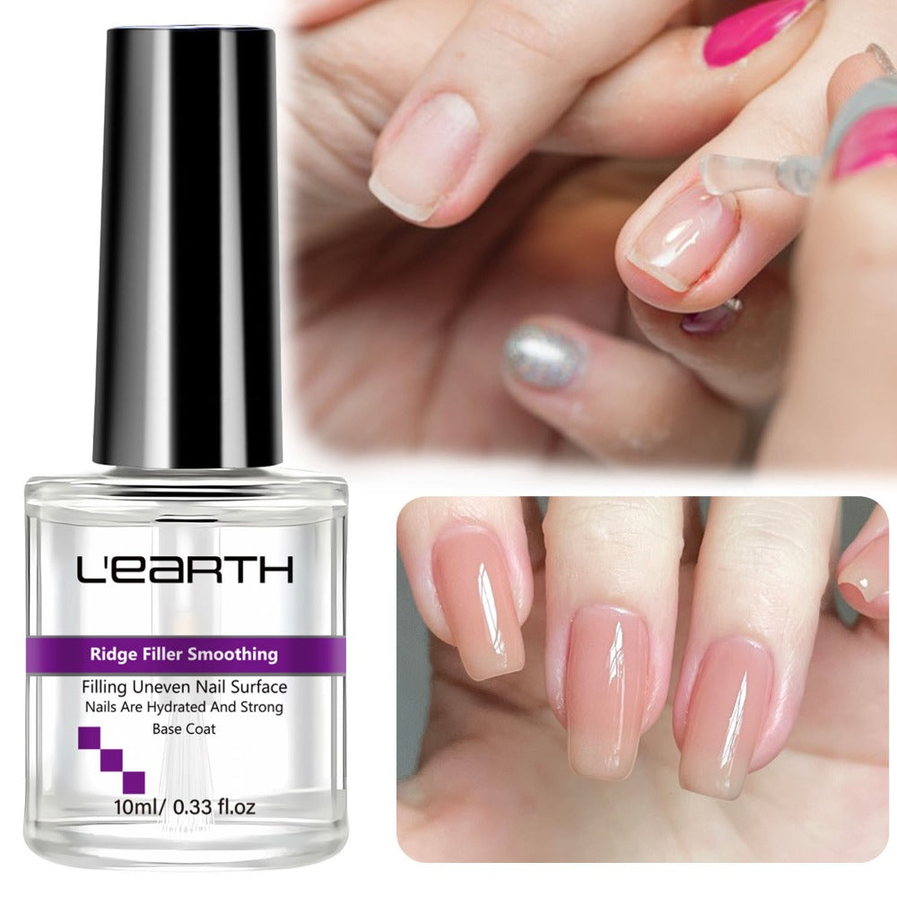Nail Strengthening Polish 10ml Glycerin & Hyaluronic Acid Formaldehyde-Free – Hardener Treatment for Thin Brittle Weak Nails 
