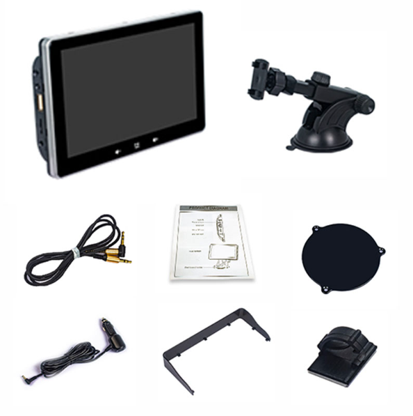 7 Car Wireless CarPlay Display Cigarette Lighter Interface Suction Cup Universal