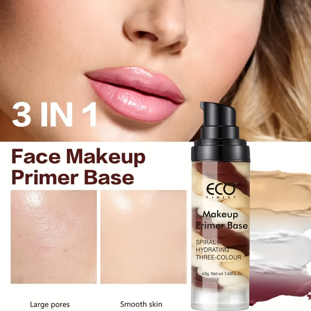 Face Primer 2-Pack with Squalane Pore Minimizer Even Skin Tone, Matte Satin Makeup Base Conceals Imperfections for All Skin T