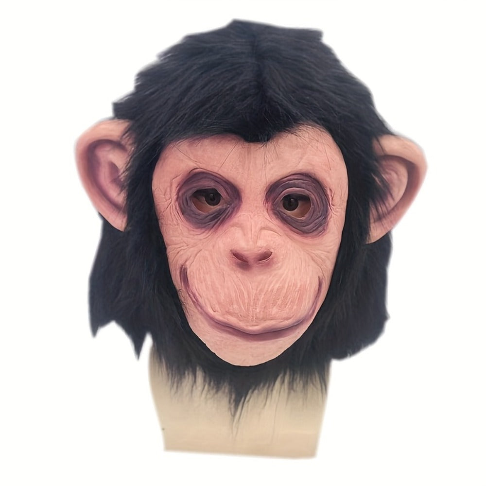 Costume Accessories Full-Head Gorilla Mask with Two Latex Animal Face Styles for Costume Wear — image 7