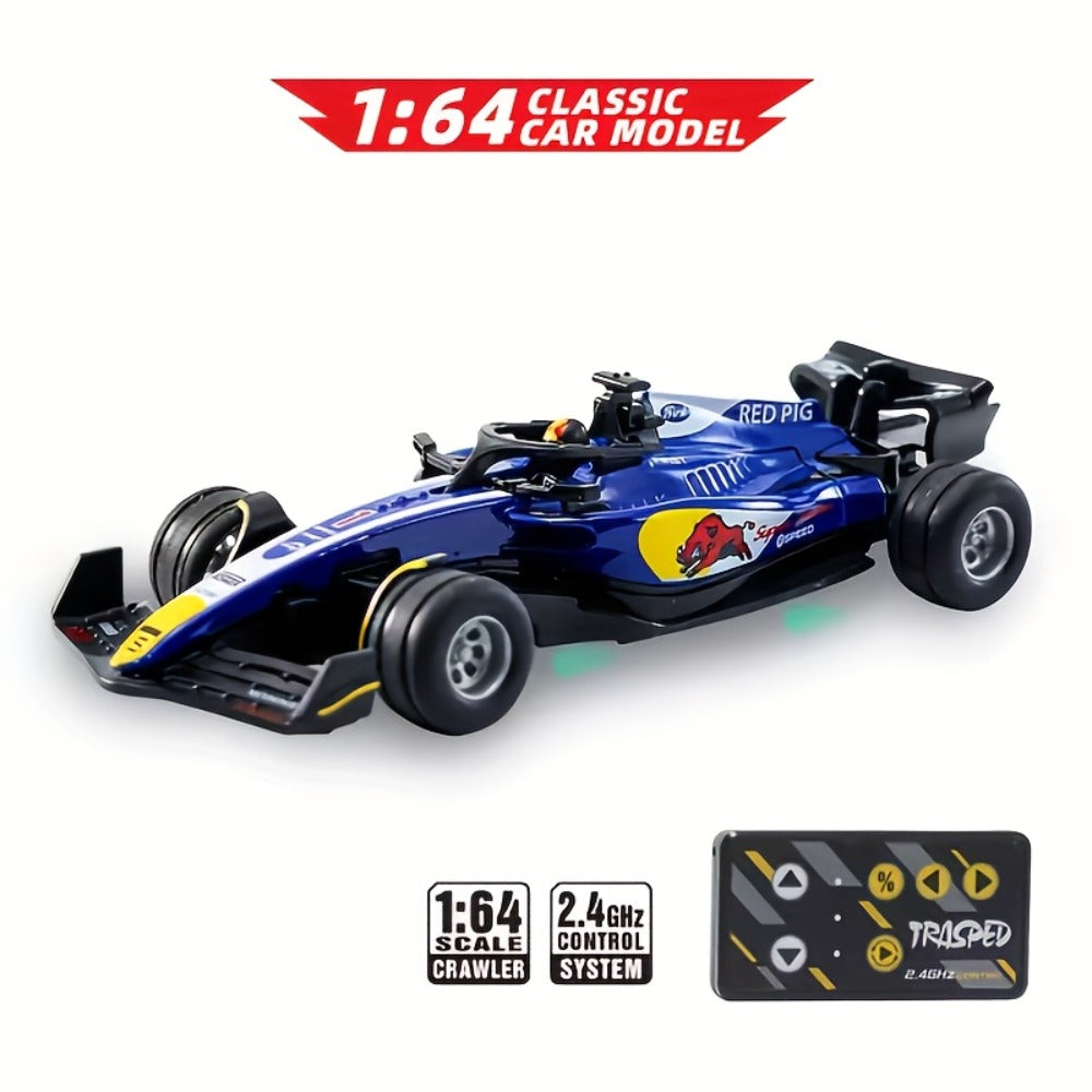Mini RC Racing Car 1:64 Scale 2.4G Alloy Die-Cast 4WD Drift Toy Car with Lights & Adjustable Speed — image 10