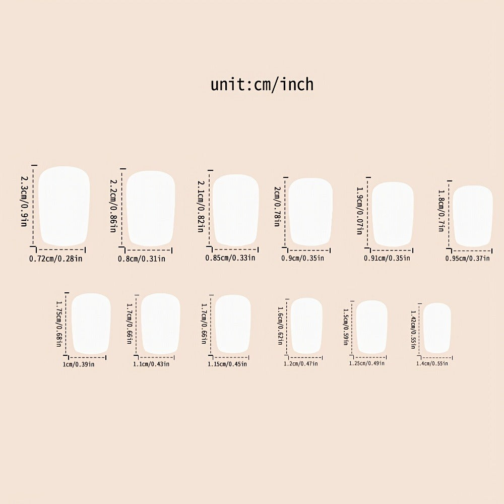 Press On Nails 72-Piece Three-Box Classic Glossy Full-Cover Extendable Nail Set for Elegant Looks — image 5